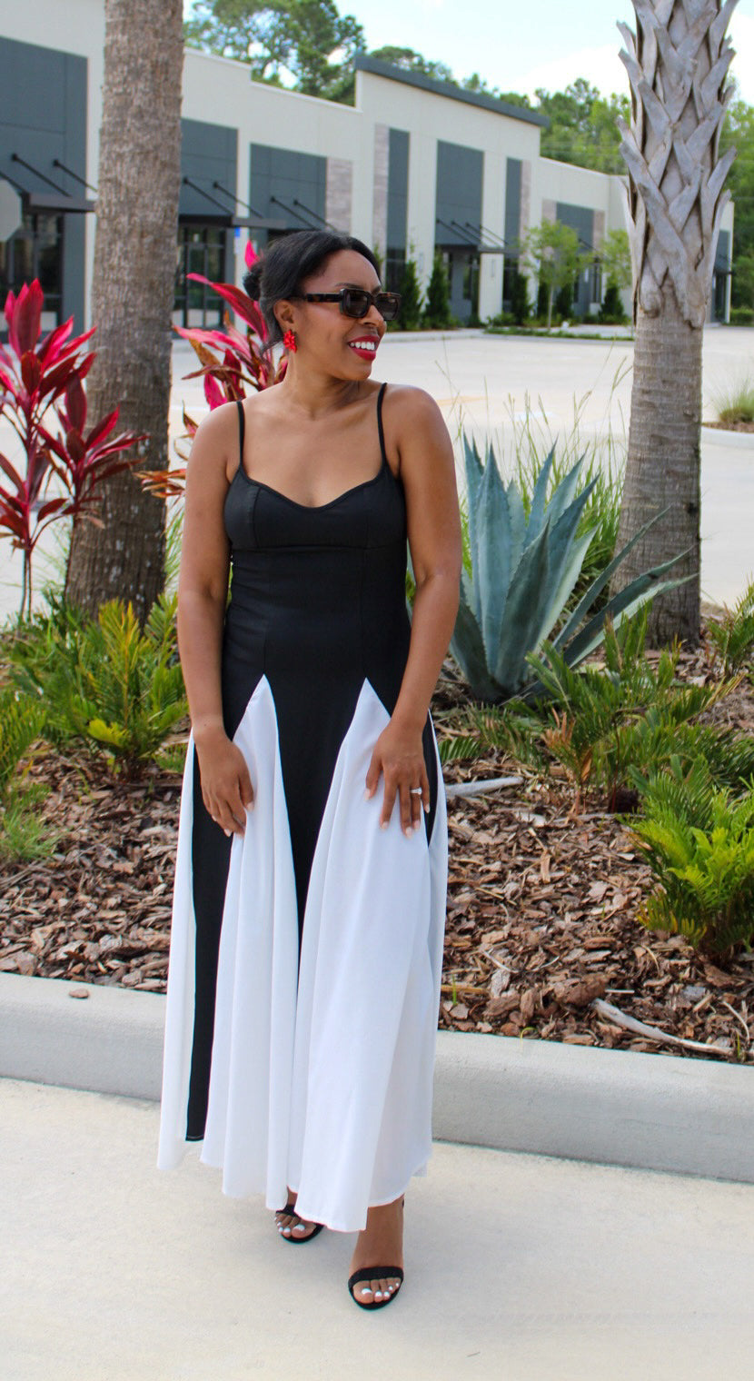 Leona Contrast Dress