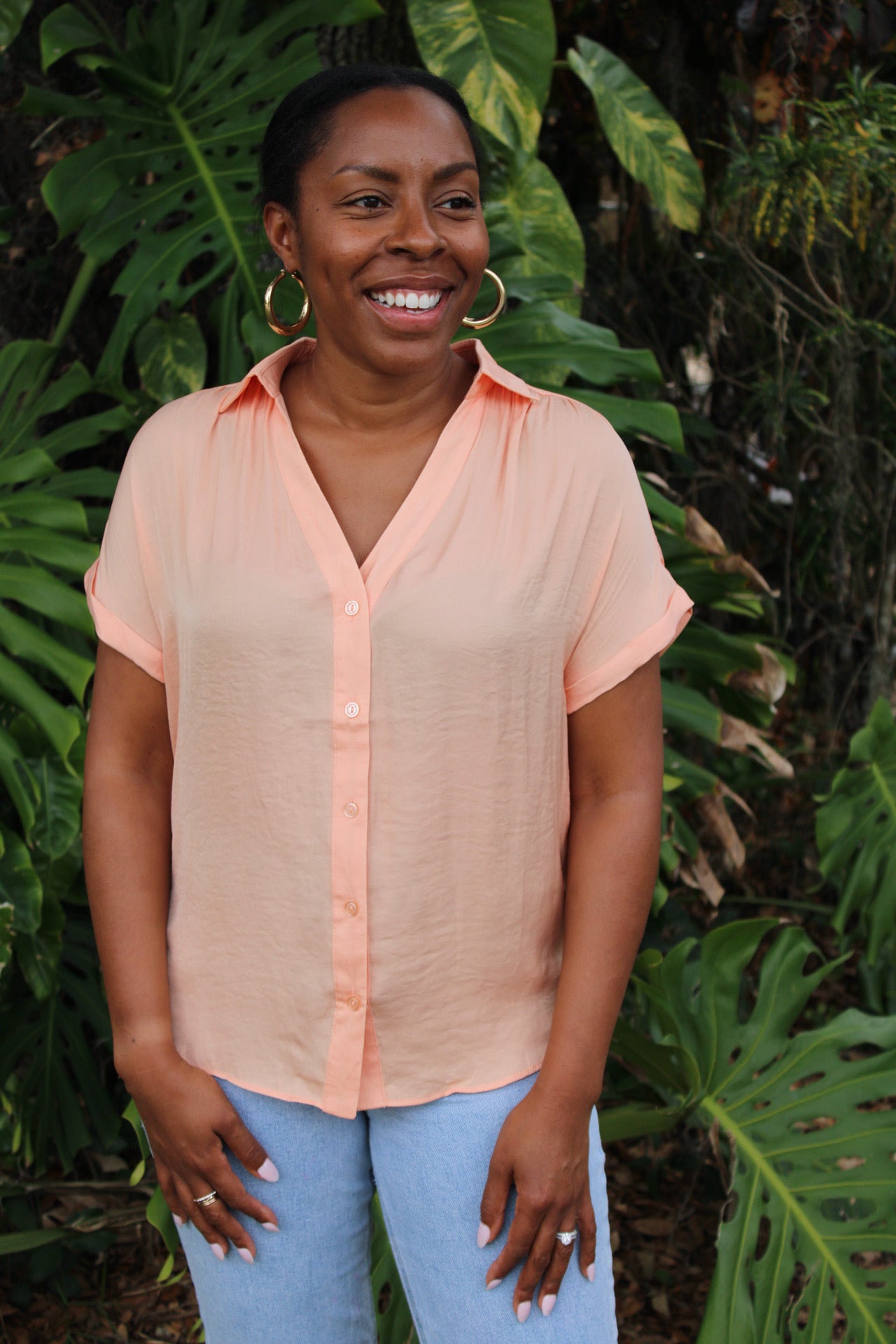 Elizabeth Button Down Blouse