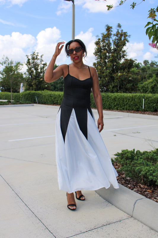 Leona Contrast Dress