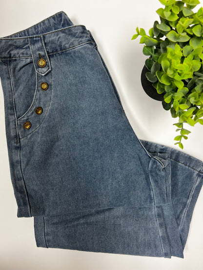 Terri Wide Leg Denim Pants