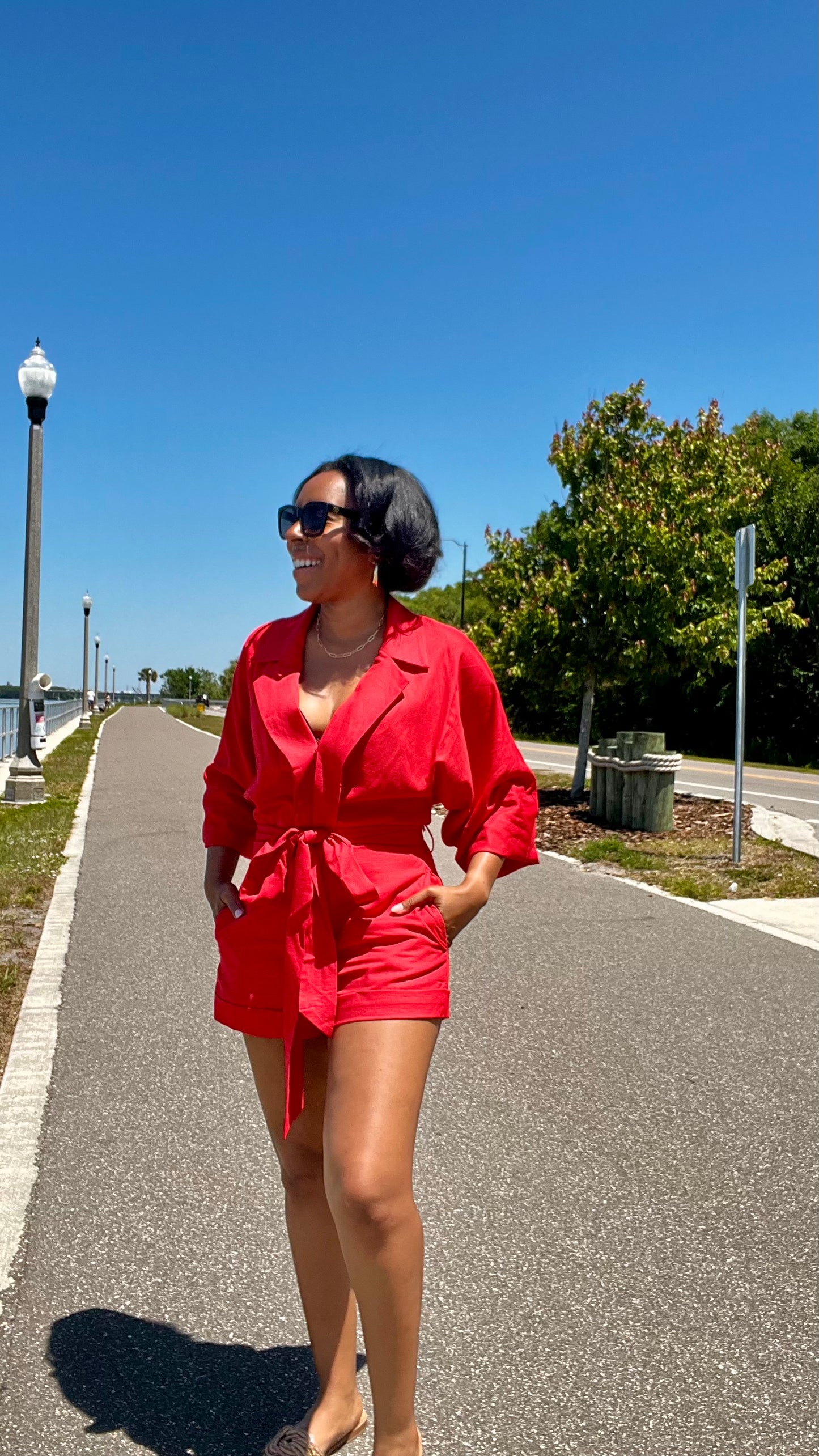 Kia Dolman Sleeve Romper