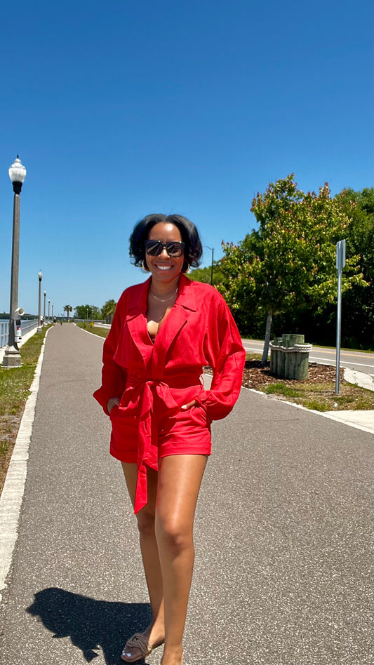 Kia Dolman Sleeve Romper