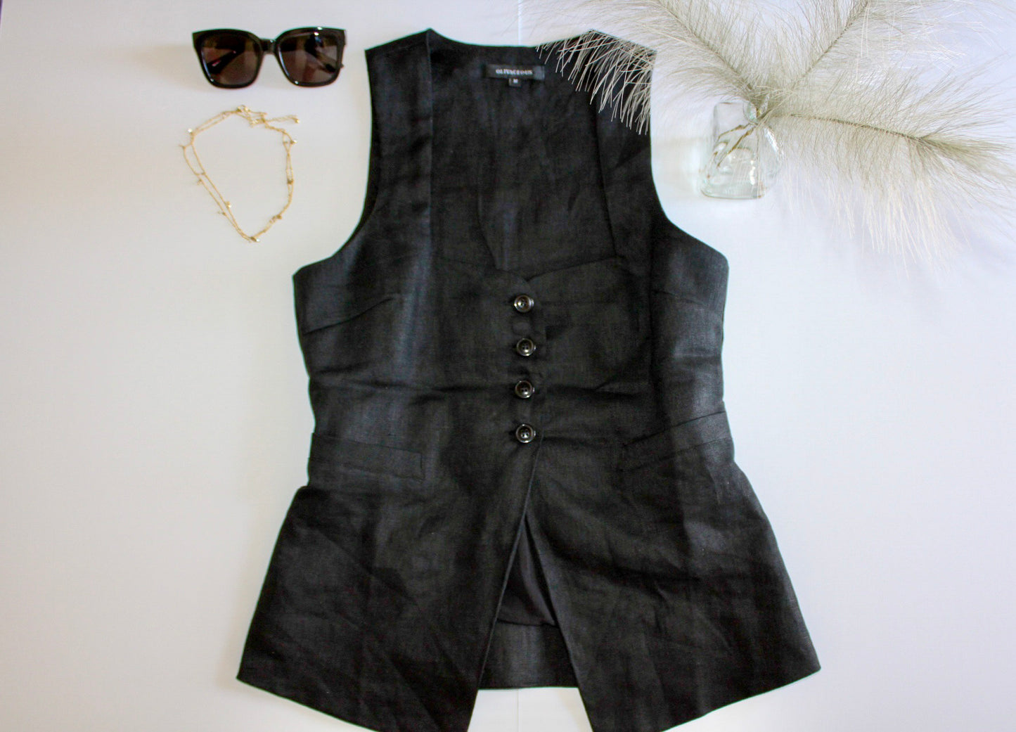 Sharise Linen Top