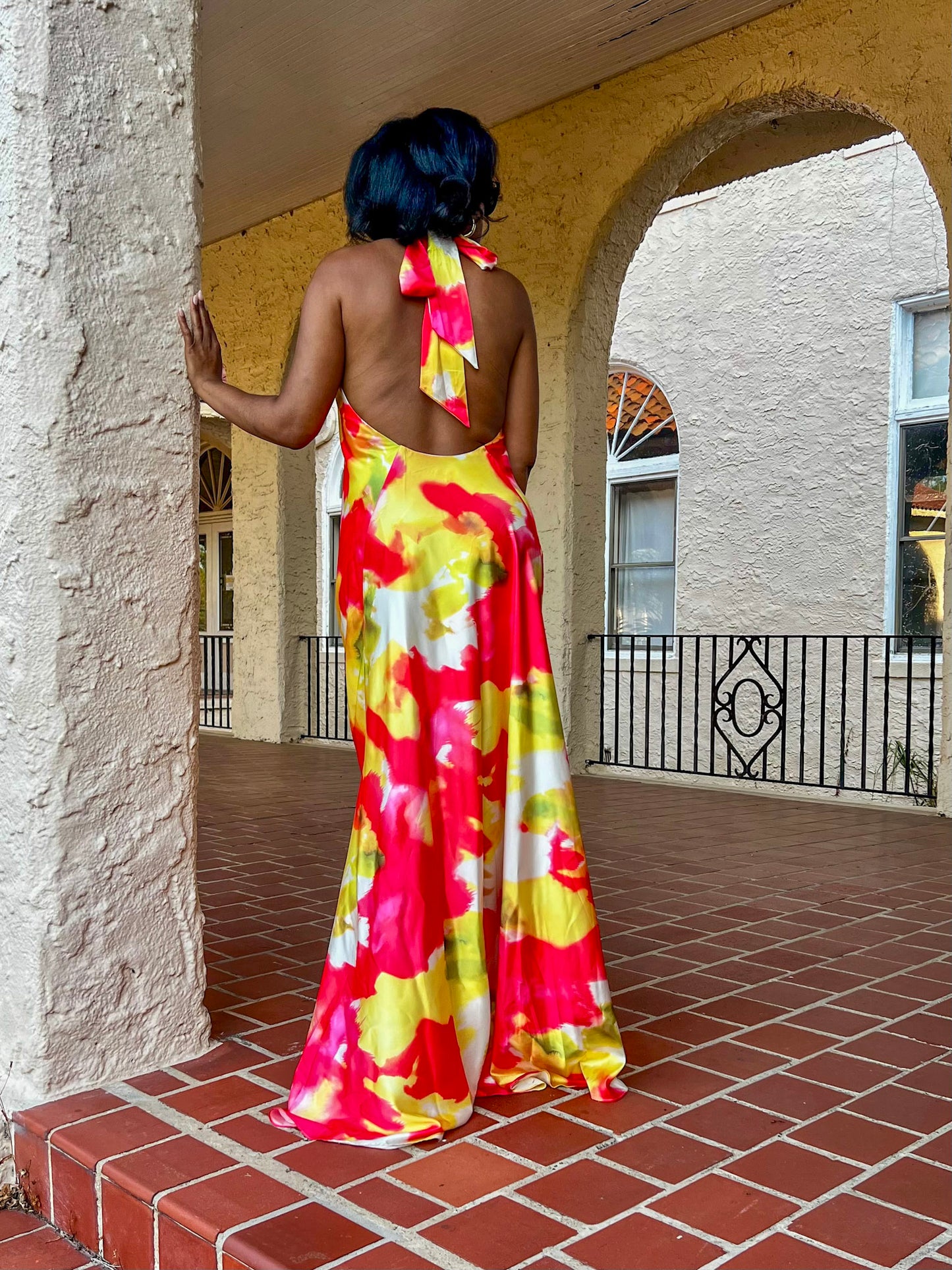 Sherry Halter Maxi Dress