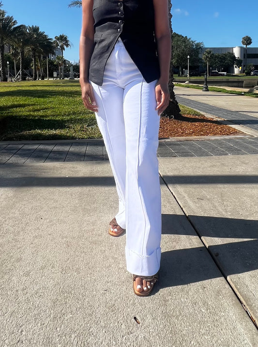 Tara White Denim Jeans