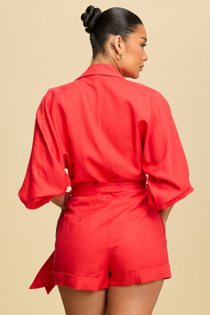 Kia Dolman Sleeve Romper