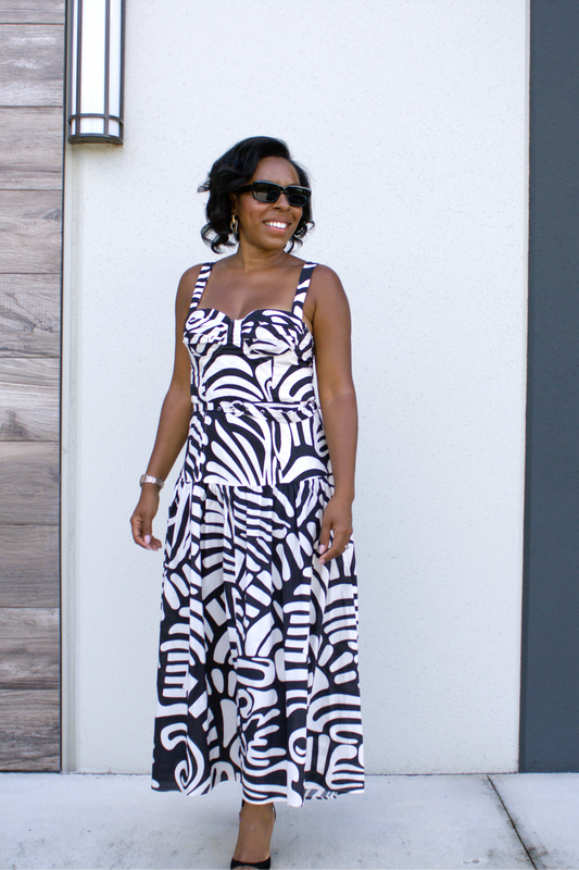 Rachael Tribal Print Dress